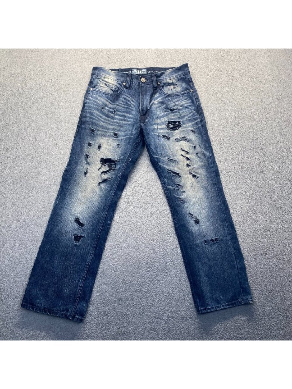 Jordan Craig Legacy Edition Jeans Men Size 34X30 Distressing